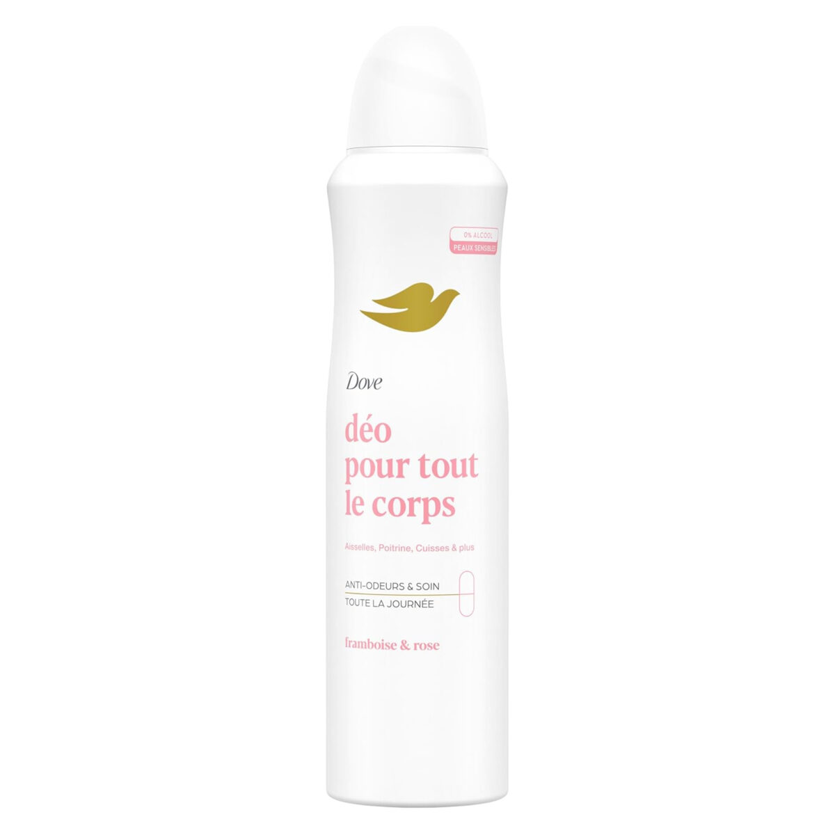 Dove Déodorant Spray Corps Framboise Rose Protection 72h – Image 1