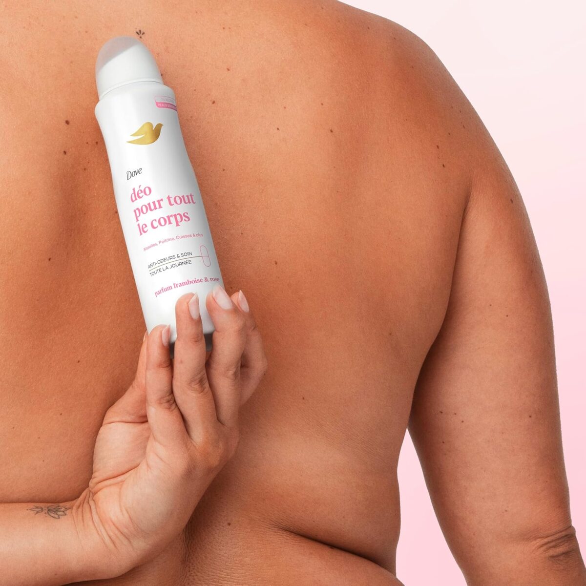 Dove Déodorant Spray Corps Framboise Rose Protection 72h – Image 3