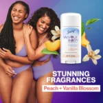 Secret, Déodorant pour tout le corps, Sans aluminium, Fleur de pêche + vanille – Image 2