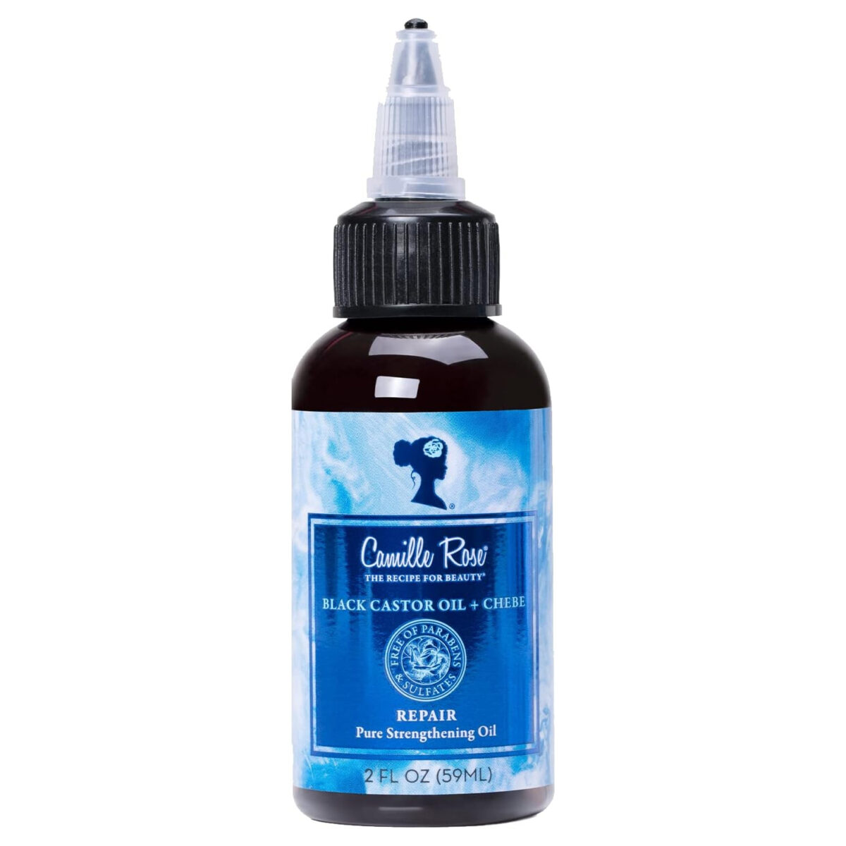Camille Rose Black Castor Oil + Chebe Hair Repair – Soin Ciblé & Croissance – Image 1