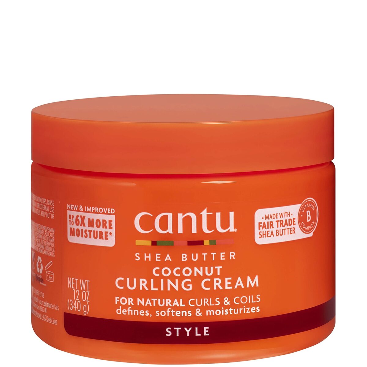 Cantu Shea Butter Coconut Curling Cream (Crème coiffante boucles) – Image 1