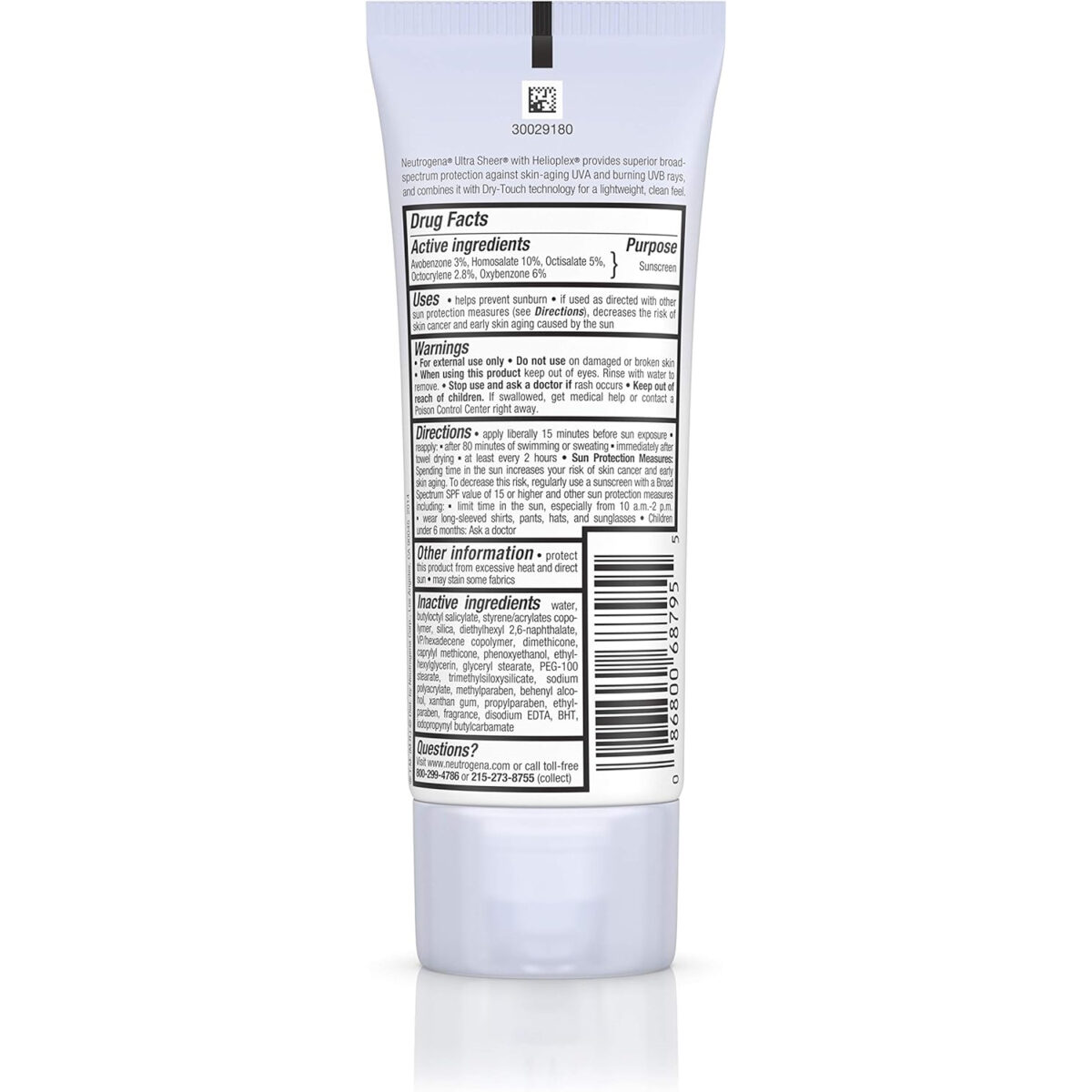 NEUTROGENA Ultra Sheer Écran Solaire Toucher Sec SPF45 – Image 3