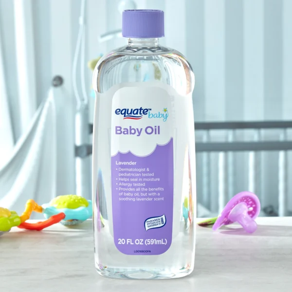 Equate Baby Oil Lavande – Hydratation Douce & Relaxation Naturelle