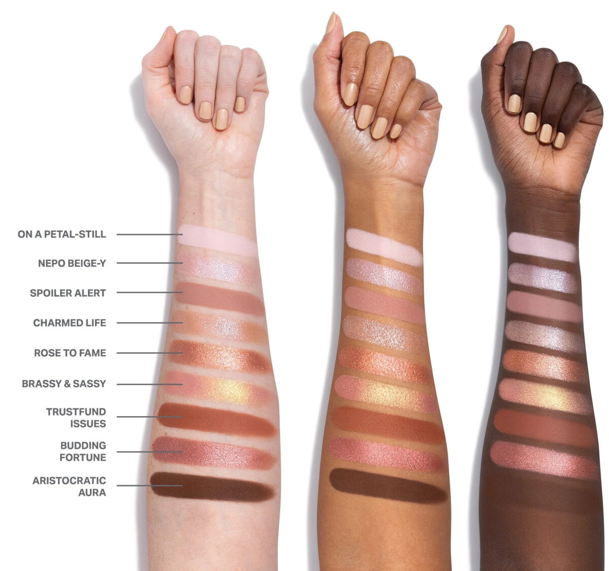 Morphe Rich & Foiled Artistry - Rose to Fame - Palette Fards – Image 3