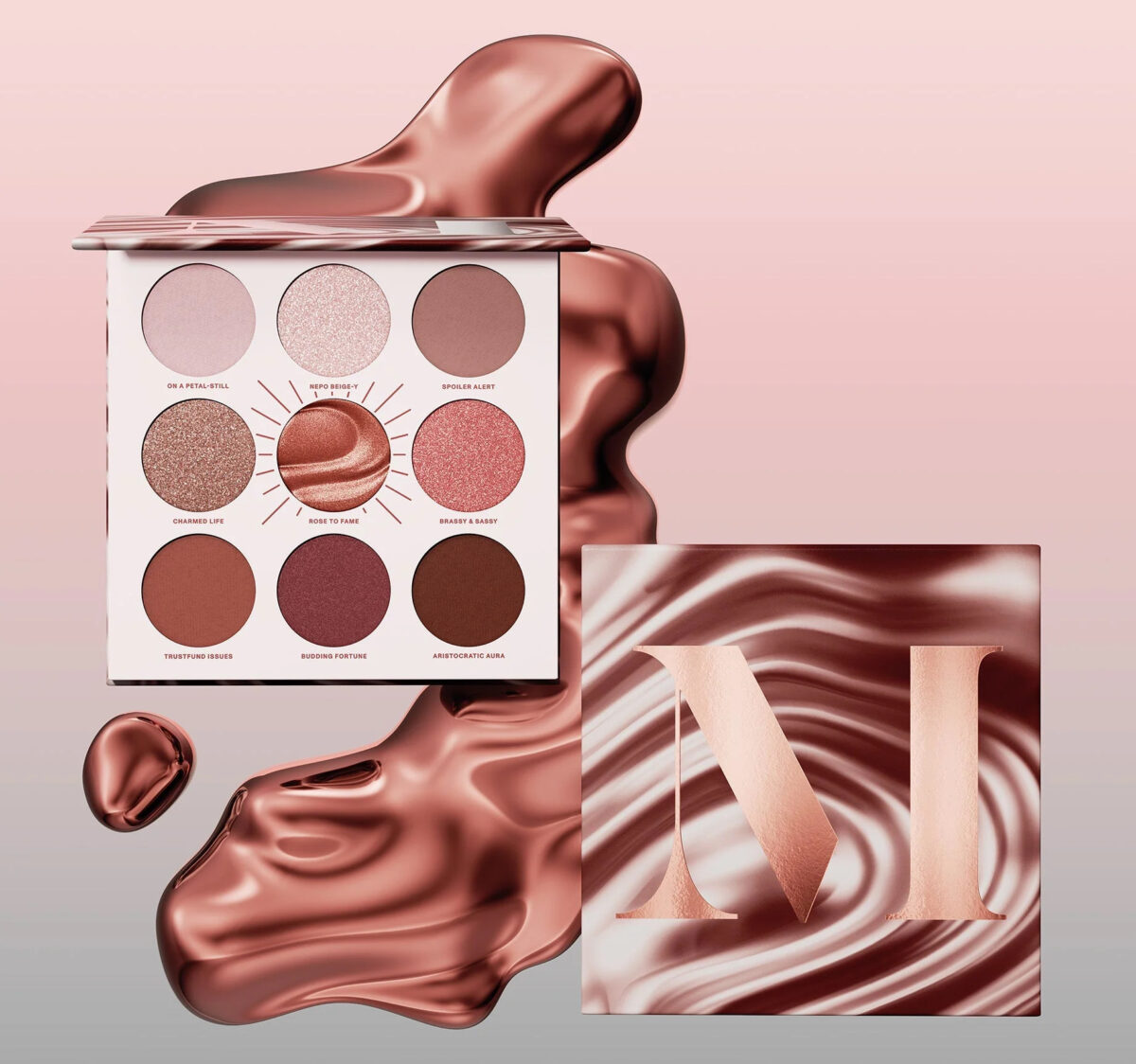 Morphe Rich & Foiled Artistry - Rose to Fame - Palette Fards – Image 6