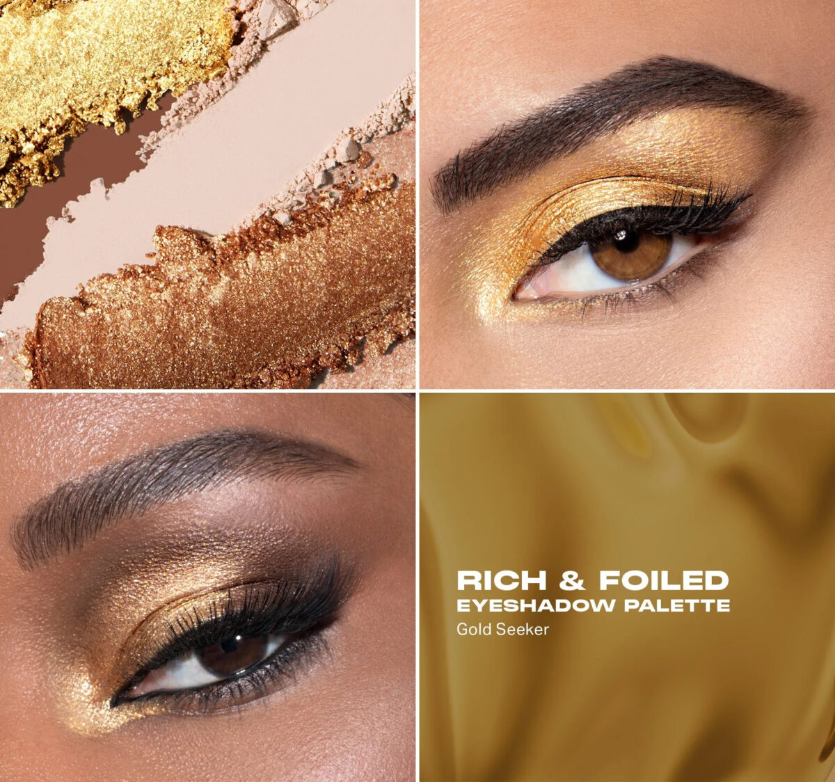 Morphe Rich & Foiled Artistry - Gold Seeker - Palette Fards – Image 2