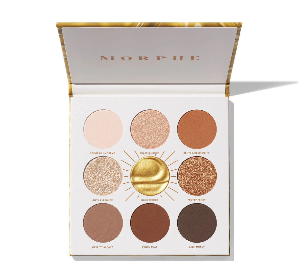 Morphe Rich & Foiled Artistry - Gold Seeker - Palette Fards – Image 1
