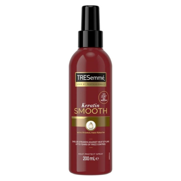 TRESemmé SMOOTH Kératine – Spray Protecteur de Chaleur – 200 ml