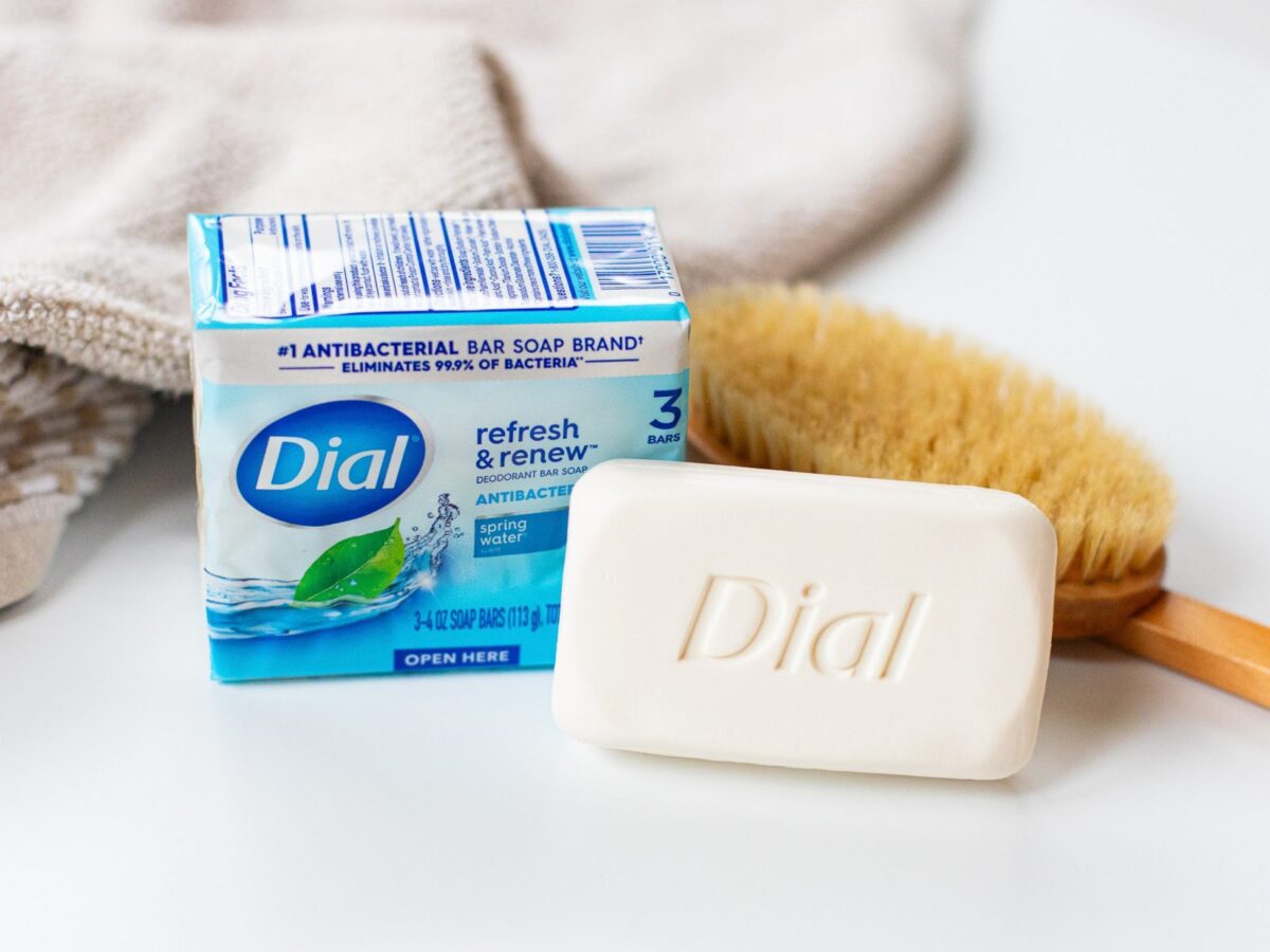 Dial Refresh & Renew – Barre de Savon Antibactérien (113 g) – Image 2