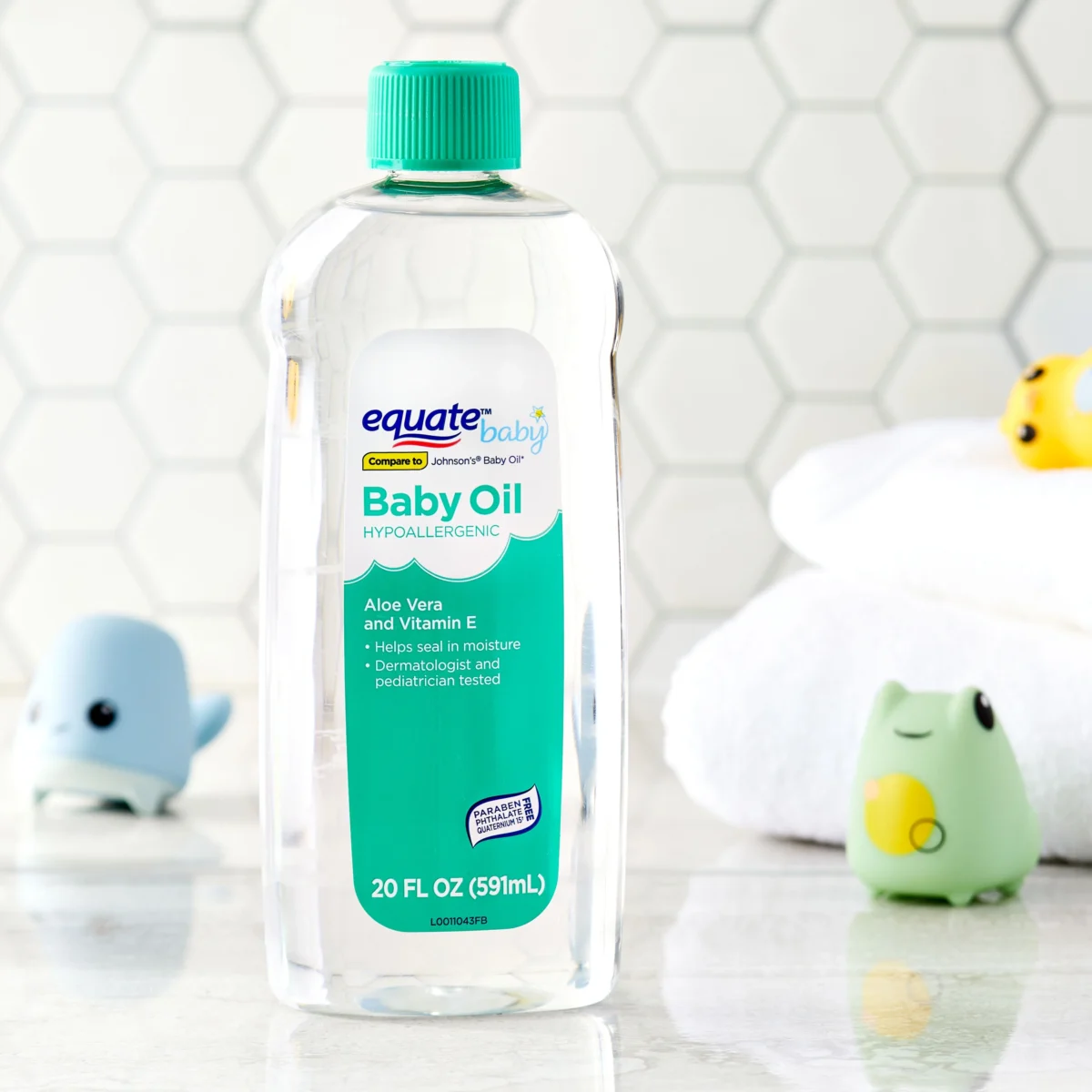 Equate Baby Oil à l’Aloe Vera – Hydratation, Douceur & Apaisement Naturel – Image 1