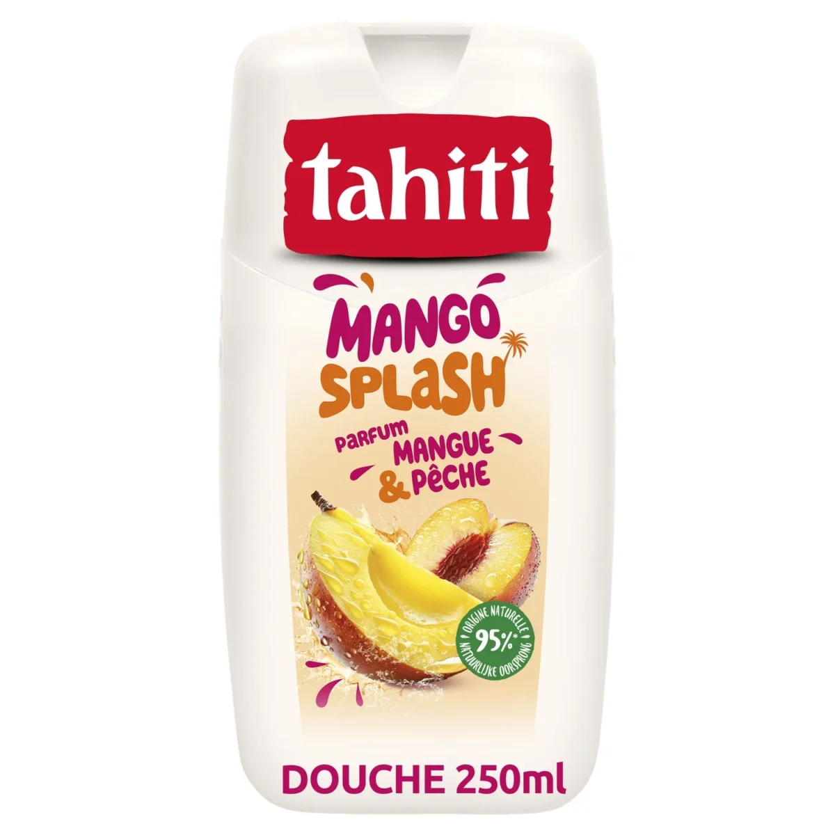TAHITI Gel Douche Mango Splash Parfum Mangue & Pêche – Image 1