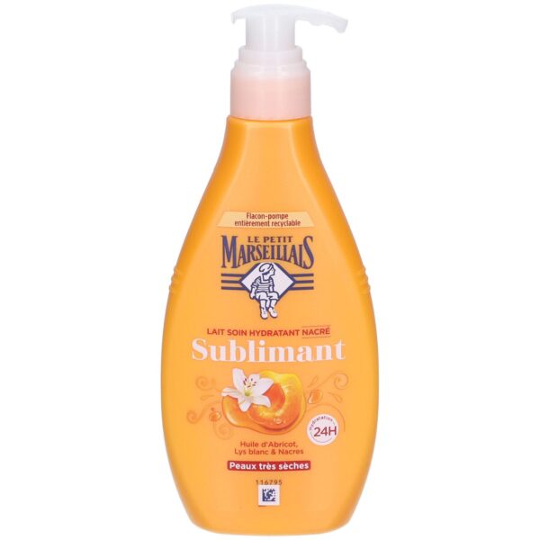 Le Petit Marseillais Lait Soin Corps Hydratant Nacré 400 ml