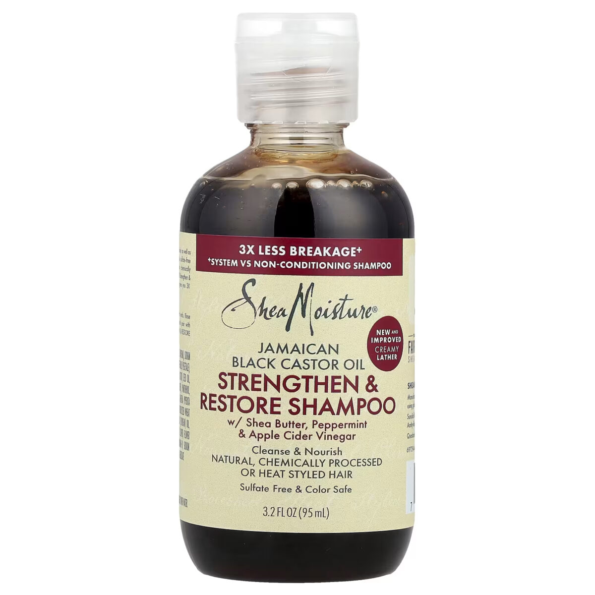 SheaMoisture JBCO Strengthen & Restore Shampoing 95ml – Image 1