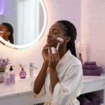 Binta Beauty Rouleau de Massage Facial en Pierre de Jade – Image 2